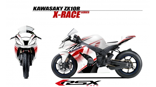 KAWASAKI ZX10R 2011 et + XRACE-BL