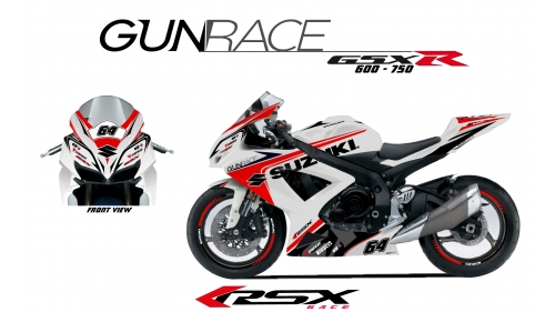 SUZUKI GSXR 600 2011et + GUNRACE-BL