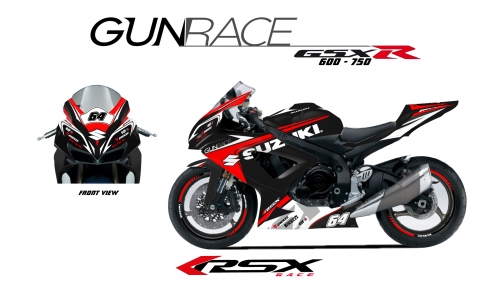 SUZUKI GSXR 600 2011et + GUNRACE-NO