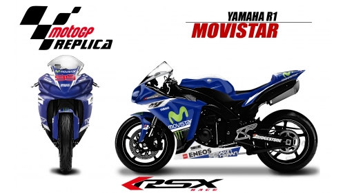 YAMAHA R1 2009-2014 MOVISTAR99-BE