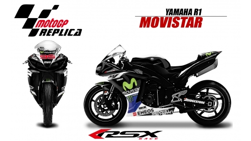 YAMAHA R1 2009-2014 MOVISTAR99-NO