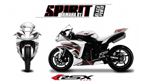 YAMAHA R1 2009-2014 SPIRIT BLACKPOWER