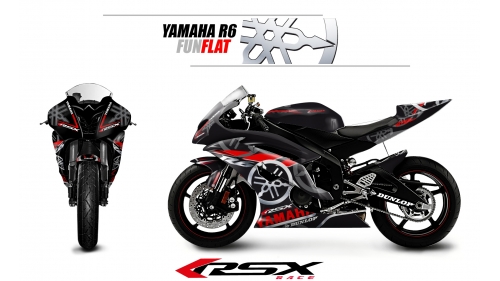 YAMAHA R6 2008-16 FUNFLAT-NO