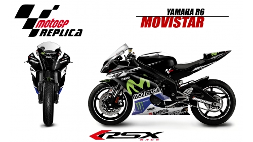 YAMAHA R6 2008-16 MOVISTAR-NO