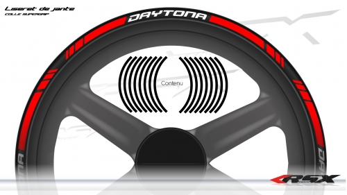 Daytona Wheel stripes