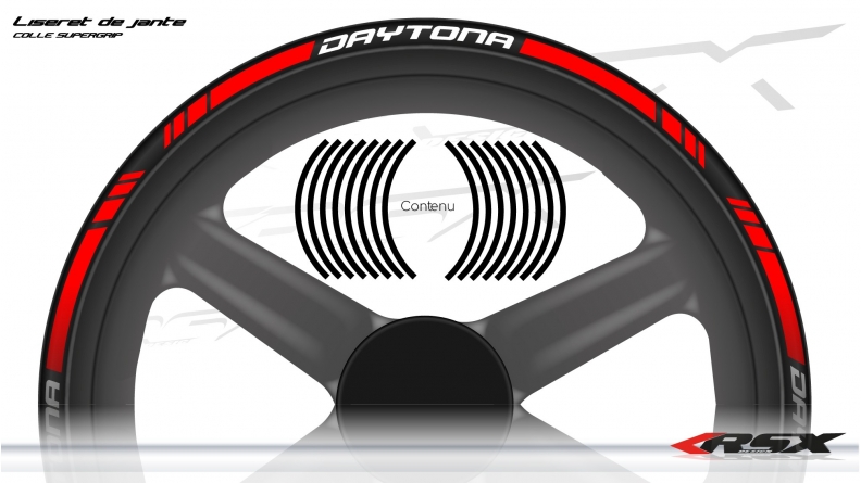 Daytona Wheel stripes