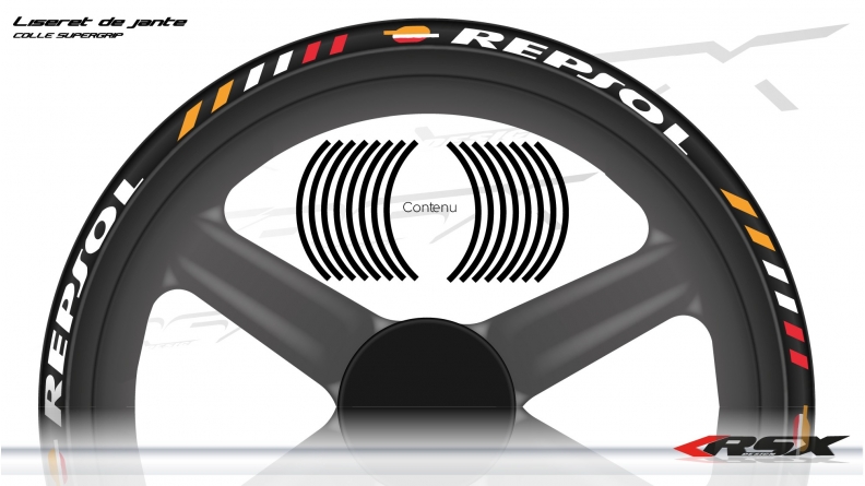 REPSOL Wheel stripes