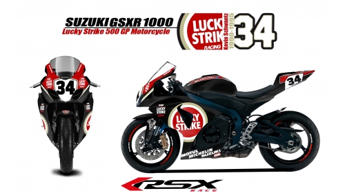 SUSUKI GSXR 1000 2009 et+ LUCKYSTRIKE-NO