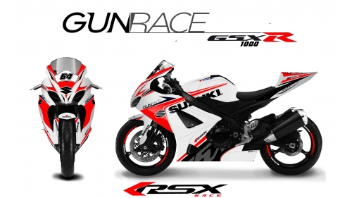 SUSUKI GSXR 1000 2007-08 GUNRACE-BL