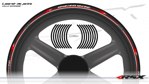 YAMAHA Wheel stripes