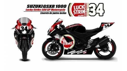 SUSUKI GSXR 1000 2007-08 LUCKYSTRIKE-NO