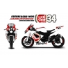 SUSUKI GSXR 1000 2005-06 LUCKYSTRIKE-BL