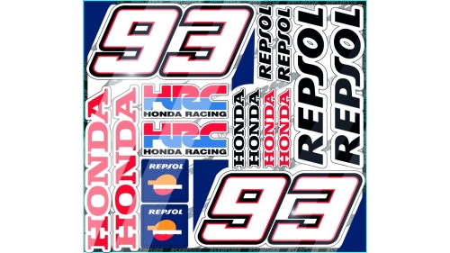 Sticker kit HONDA HRC