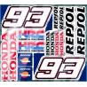 kit sticker HONDA HRC