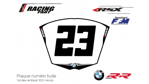 BMW S1000rr plate number