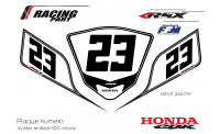 Honda CBR600 plate number