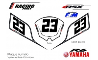YAMAHA R6 plate number