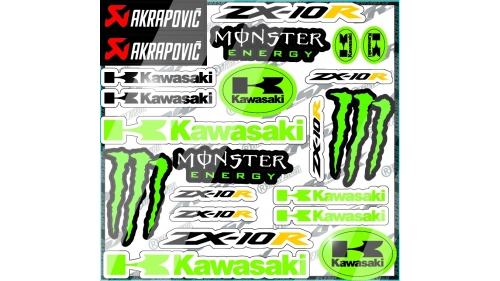 Kawasaki ZX10R Sticker kit