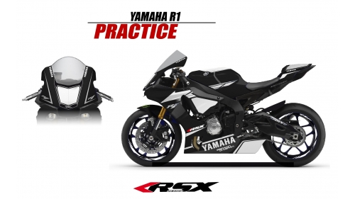 YAMAHA R1 2015 PRACTICE BLACK