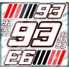 93MM Sticker kit