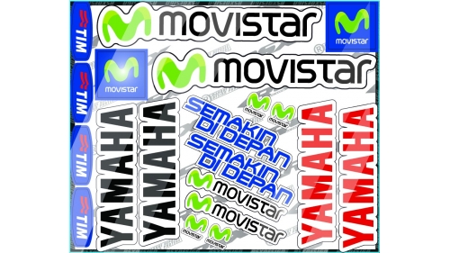 YAMAHA Movistar Sticker kit