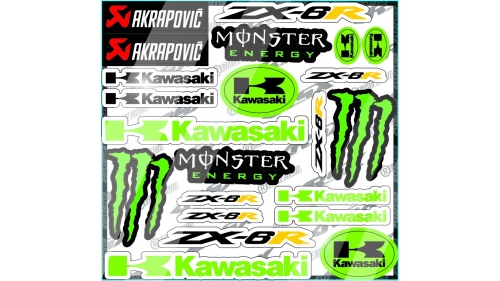 Kawasaki ZX6R Sticker kit