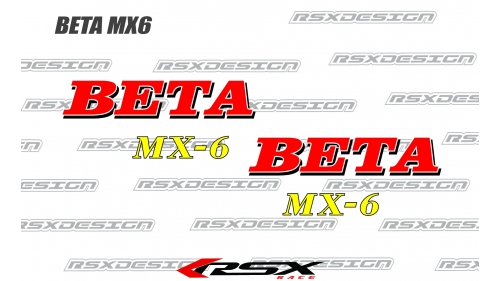 Stickers BETA MX6