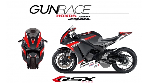 HONDA CBR1000 2008-11 GUNRACE NO