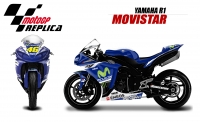 YAMAHA R1 2009-2014 MOVISTAR46-BE