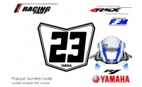 YAMAHA R6 plate number