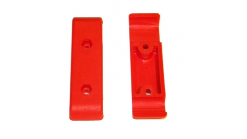 Plastic spoiler safety flange (pair)