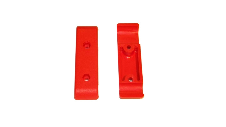 Plastic spoiler safety flange (pair)