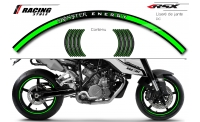 MONSTER Wheel stripes