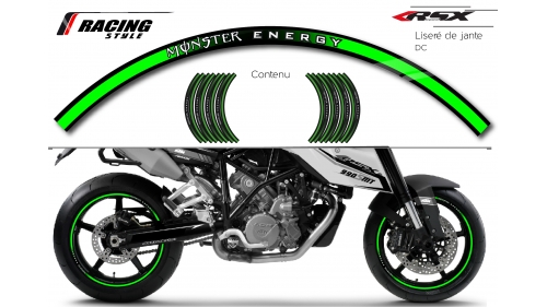 MONSTER Wheel stripes