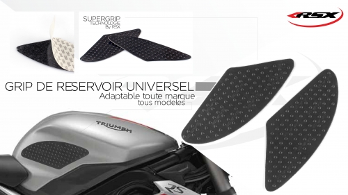 Universal black tank grip