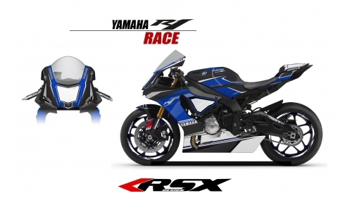 YAMAHA R1 2015 RACE NO