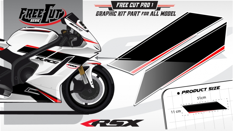 Flank Graphic kit FreeCut Pro