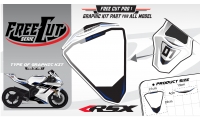 Rear seat F1 Graphic kit