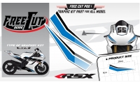 Low fairing F1 Graphic kit