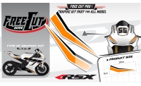 Low fairing F1 Graphic kit