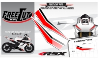 Low fairing F1 Graphic kit