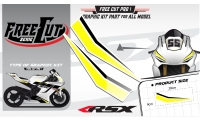 Low fairing F1 Graphic kit