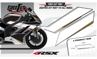 Flancs Kit déco F1 blanc