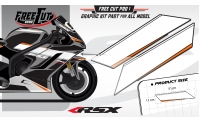 Flancs Kit déco F1 blanc