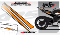 Rear seat F1 Graphic kit