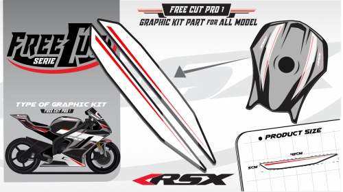 Fuel tank F1 Graphic kit