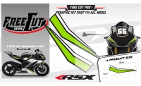 Head fork F1 Graphic kit