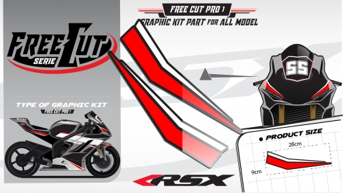 Head fork F1 Graphic kit