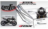 Head fork F1 Graphic kit