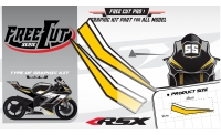 Head fork F1 Graphic kit